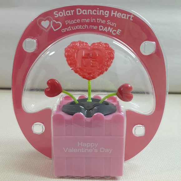 2/$15 Valentine's Day Solar Dancing Toy Bobble - Picture 2 of 5